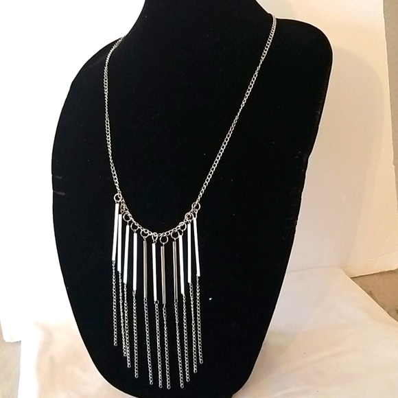 ICICLE Minimalist Silver Necklace - Picture 1 of 3